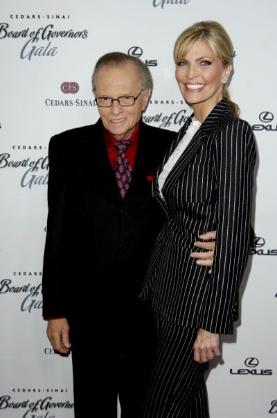 Manadatory Credit: Photo by Picture Perfect / Rex USA (868669o)Larry King & wife Shaw Photo