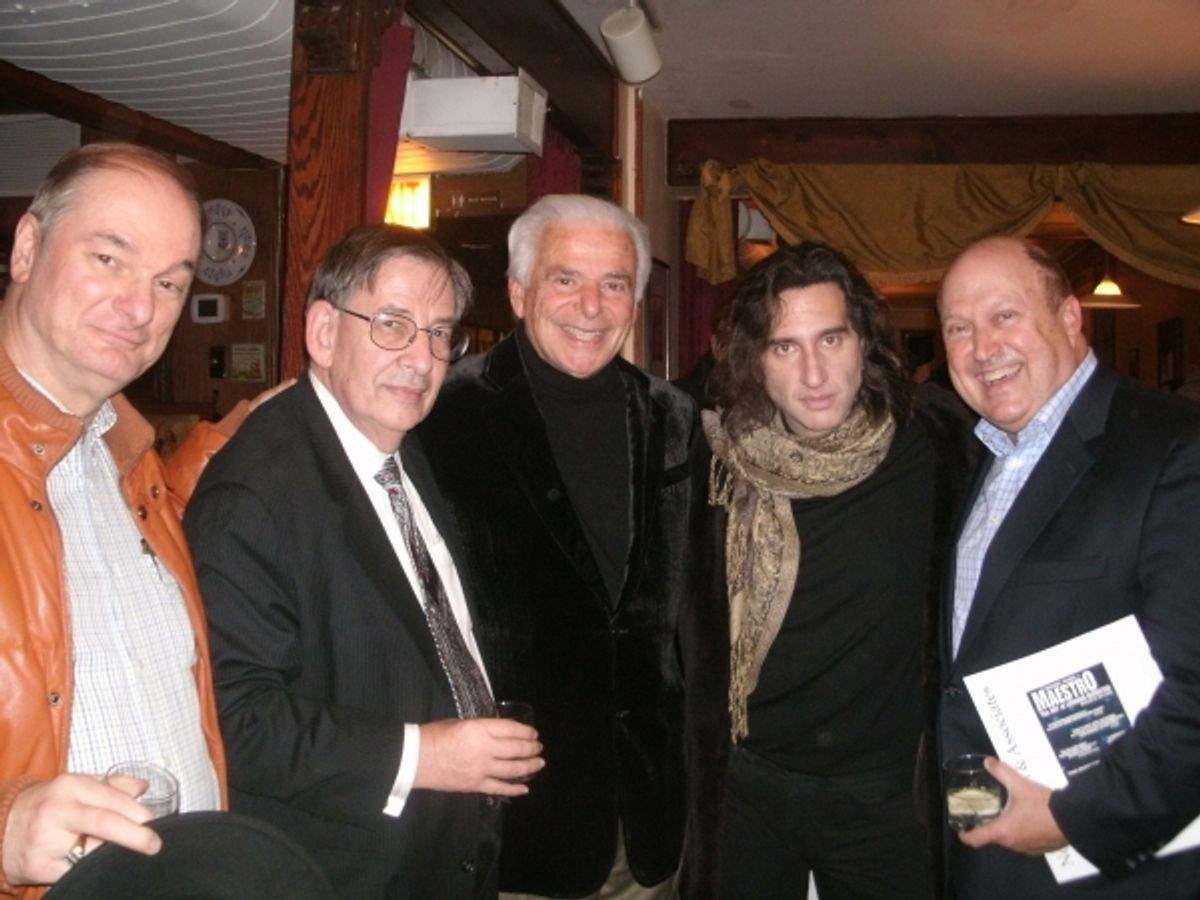 David Taylor, Henry Fogel, Elliott Golub, Hershey Felder, and Bill Zwecker at 