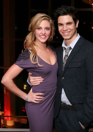 LOS ANGELES, CA - NOVEMBER 11: Cast members Taylor Louderman (L) and Jason Gotay (R) pose during the party for the opening night performance of "Bring It On: The Musical" at Center Theatre Group's Ahmanson Theatre on November 11, 2011 in Los Angeles, Cali @ BroadwayWorld LOS ANGELES, CA - NOVEMBER 11: Cast members Taylor Louderman (L) and Jason Gotay (R) Photo