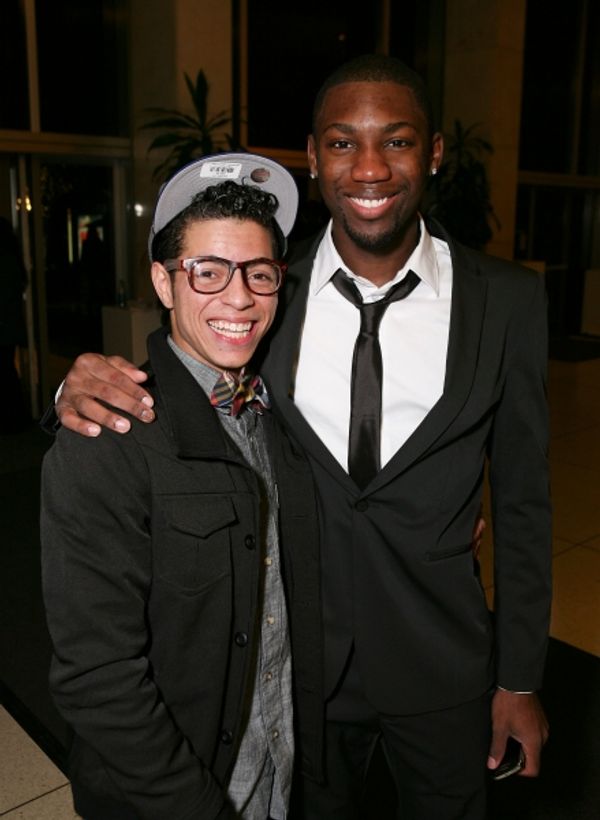 LOS ANGELES, CA - NOVEMBER 11: Cast members Nicolas Womack (L) and Dominique Johnson  Photo
