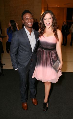 Cast member Gregory Haney and actress Janet Krupin 
 Photo