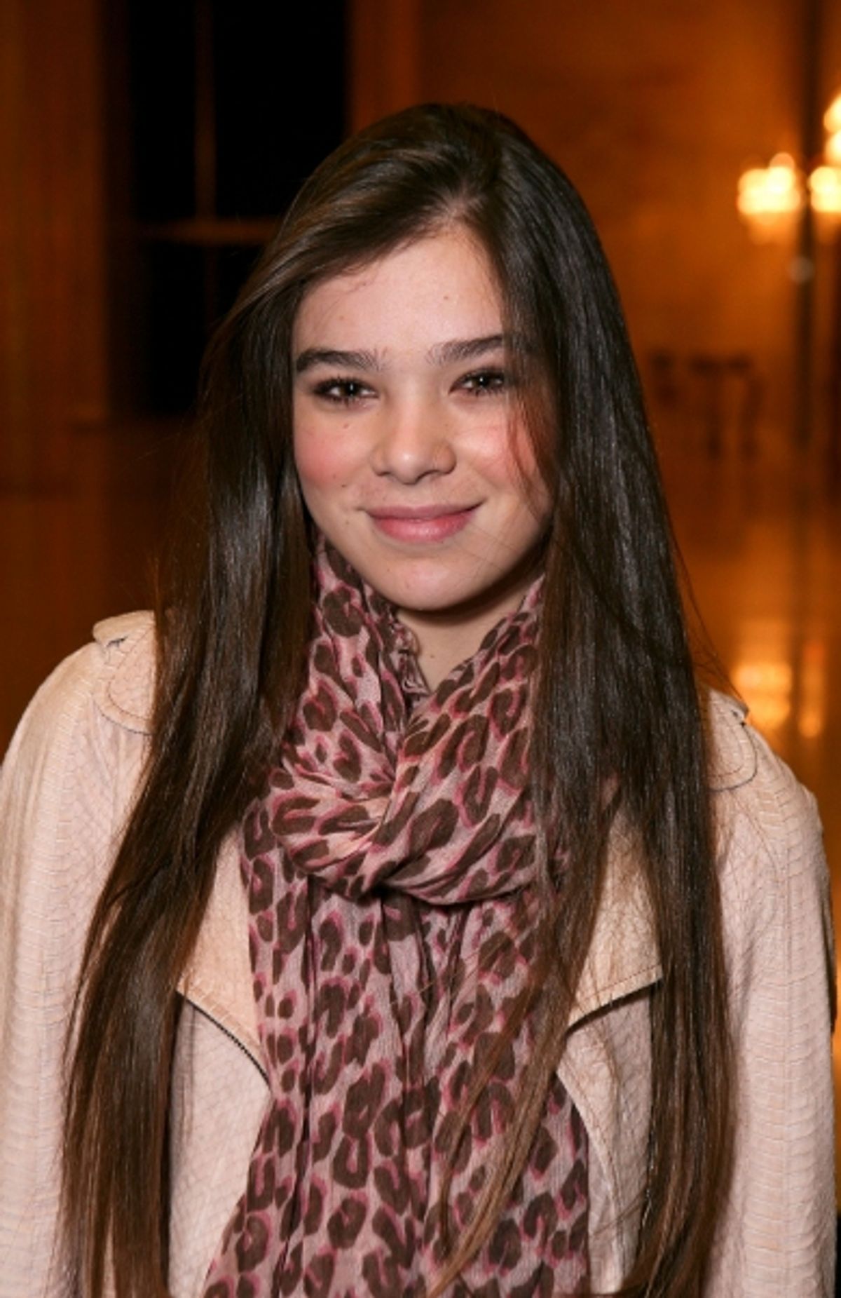 LOS ANGELES, CA - NOVEMBER 11: Haylee Steinfeld poses during the party for the opening night performance of 'Bring It On: The Musical' at Center Theatre Group's Ahmanson Theatre on November 11, 2011 in Los Angeles, California. (Photo by Ryan Mille at BRING IT ON: THE MUSICAL Tour Opens in LA!