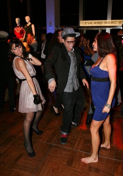 LOS ANGELES, CA - NOVEMBER 11: (L-R) Vanessa Born, cast member Nicolas Womack and Rac Photo