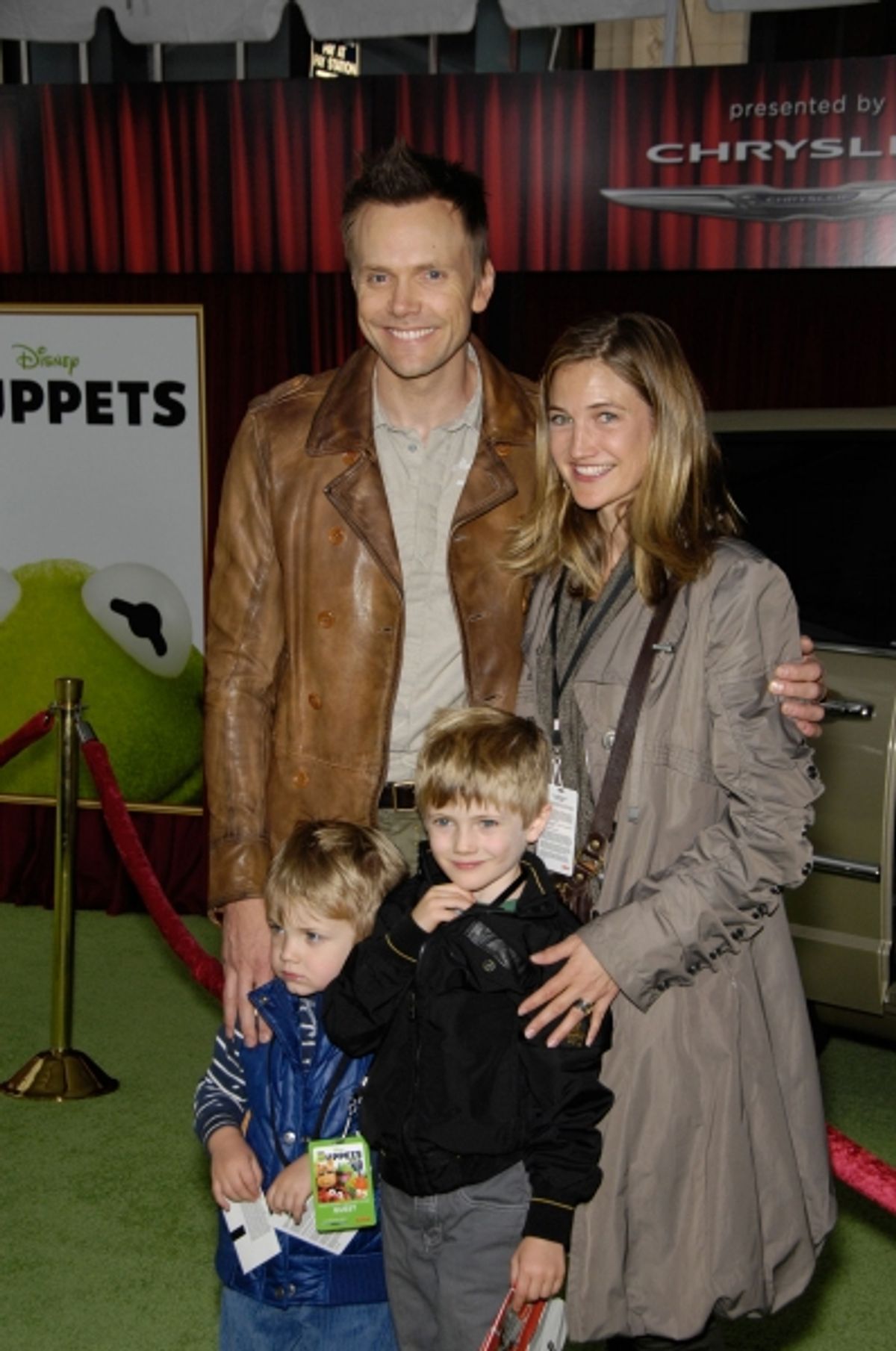 
Joel McHale, Sarah Williams, Eddie McHale and Isaac McHale at 