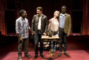Vladimir Versailles, Hunter Foster, Larisa Polonsky, Stephen Tyrone  Williams Photo