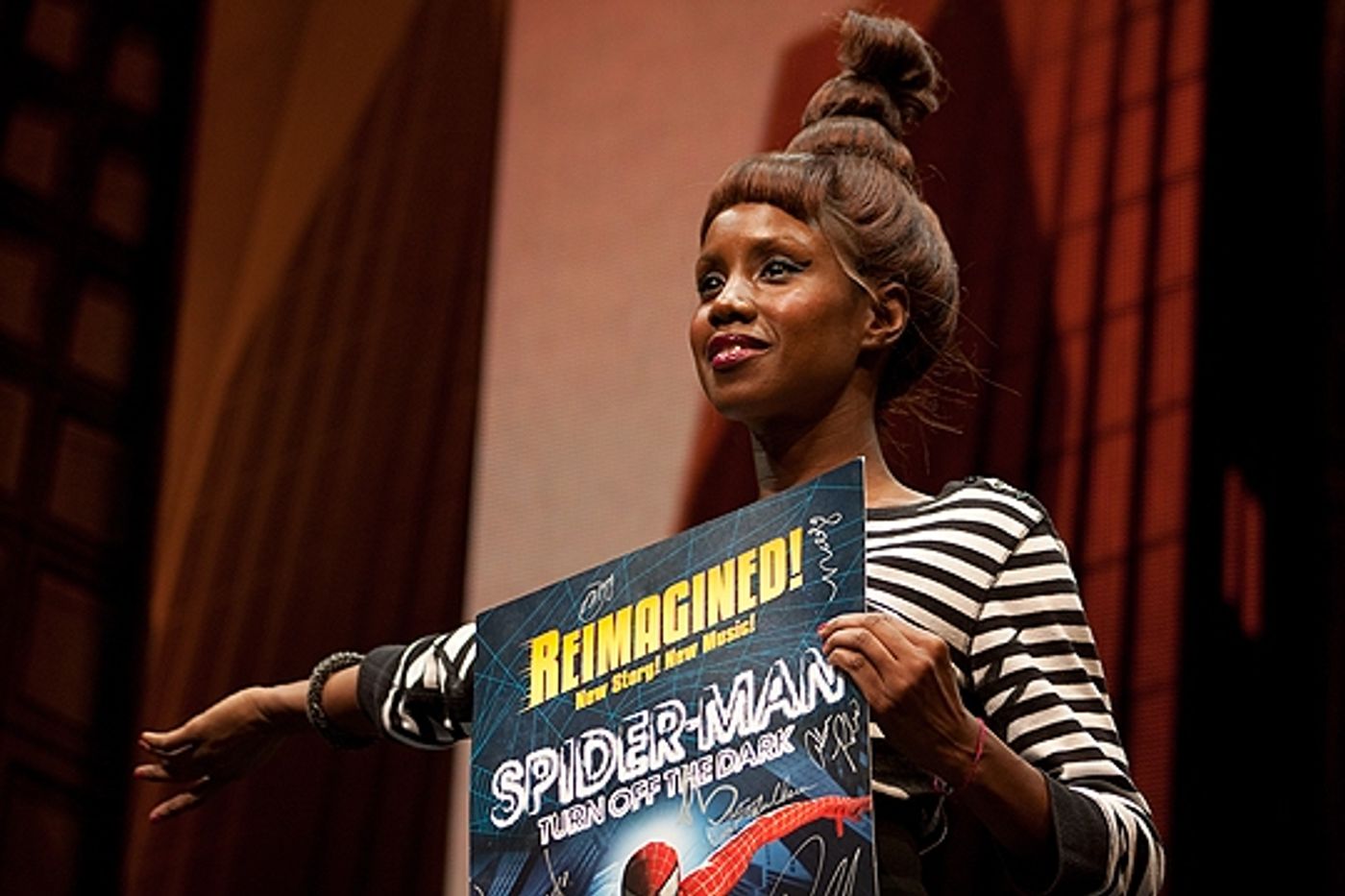 Photo Coverage: T.V. Carpio Bids Farewell to SPIDER-MAN - Final Curtain Call  Image