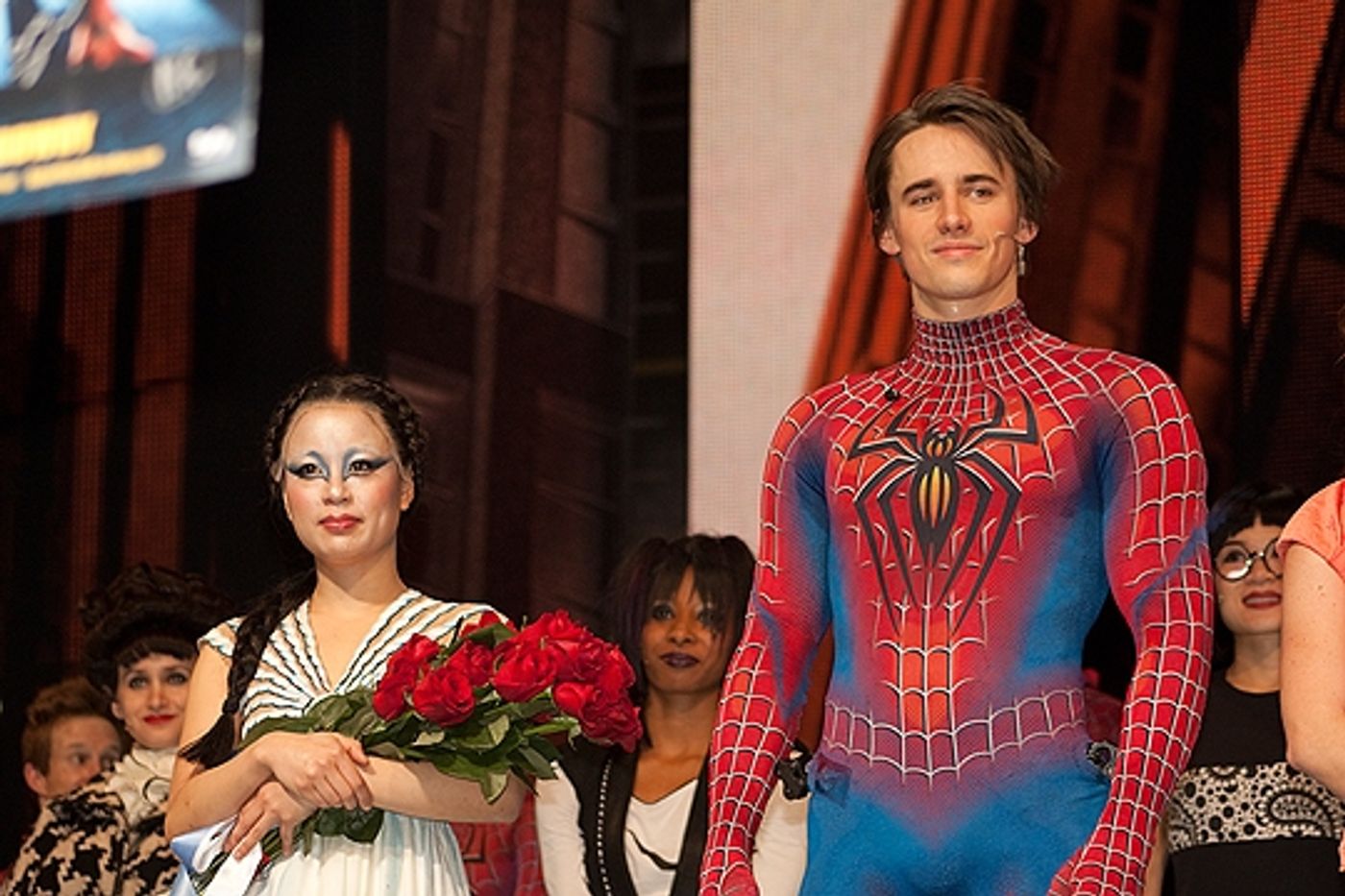 Photo Coverage: T.V. Carpio Bids Farewell to SPIDER-MAN - Final Curtain Call  Image