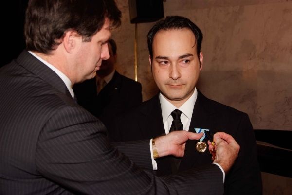 Heraldic Artist Ioannis P. Vlazakis decorated by Prince Sandor von… Photo