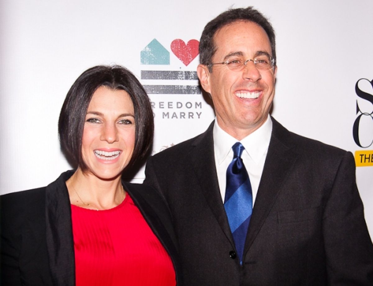 Jessica Seinfeld and Jerry Seinfeld at 