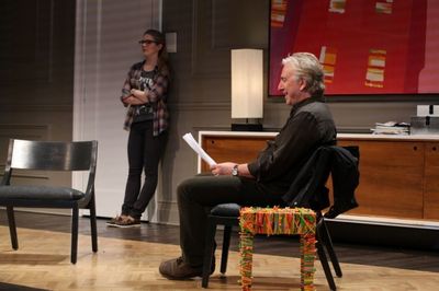 Lily Rabe, Alan Rickman Photo