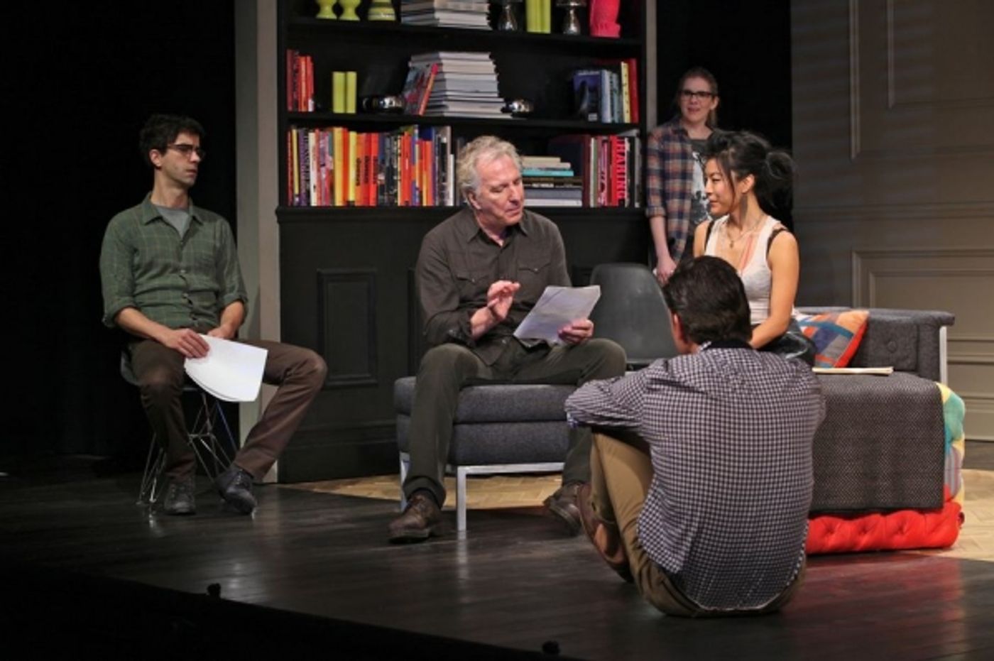 Photo Flash: First Look at Alan Rickman in Broadway's SEMINAR! Photo Flash: First Look at Alan Rickman in Broadway's SEMINAR! Image