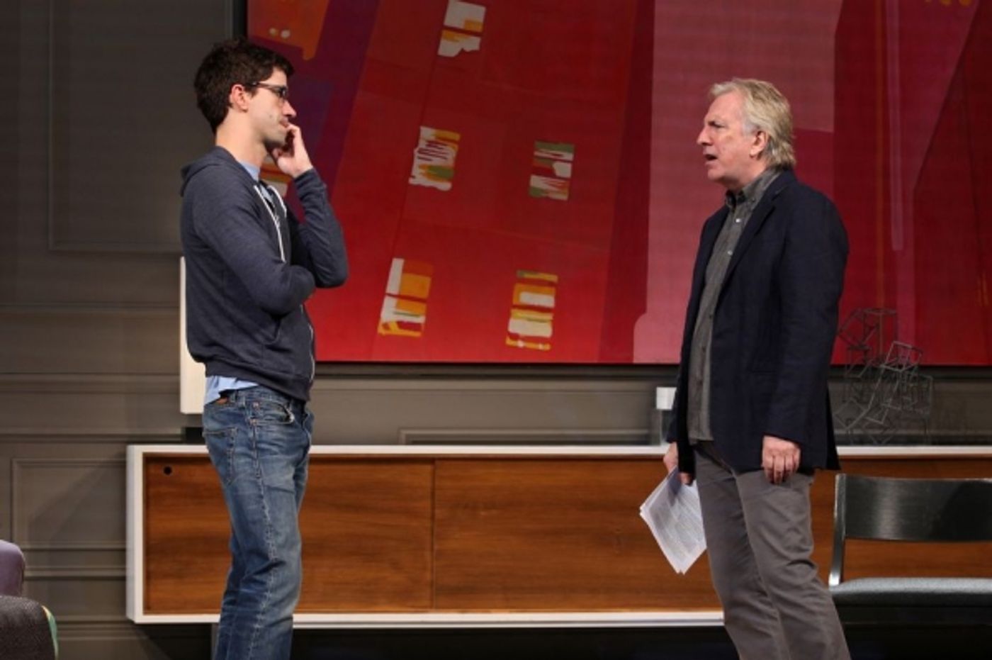 Photo Flash: First Look at Alan Rickman in Broadway's SEMINAR! Photo Flash: First Look at Alan Rickman in Broadway's SEMINAR! Image