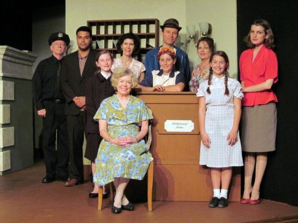 Alice Lunsford.  standing l to r: Richard Little, Joseph Roman, Emma Hatton,  Cynthia Photo