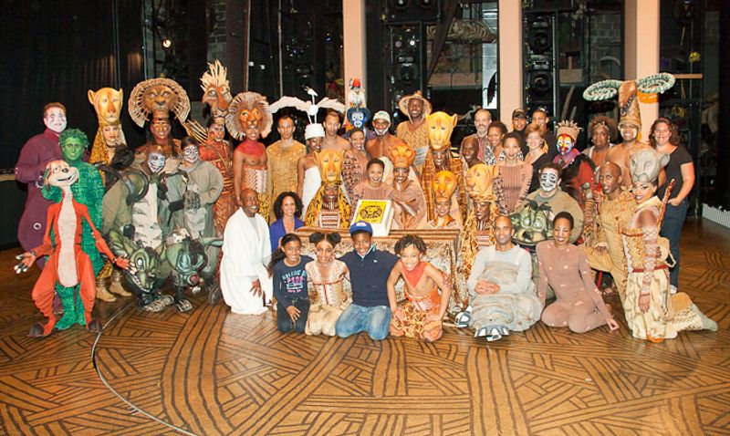 Photo Coverage: Happy 14th Broadway Birthday LION KING! — photo 1 of 3
