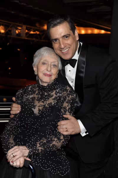 Celeste Holm, Frank Basile Photo