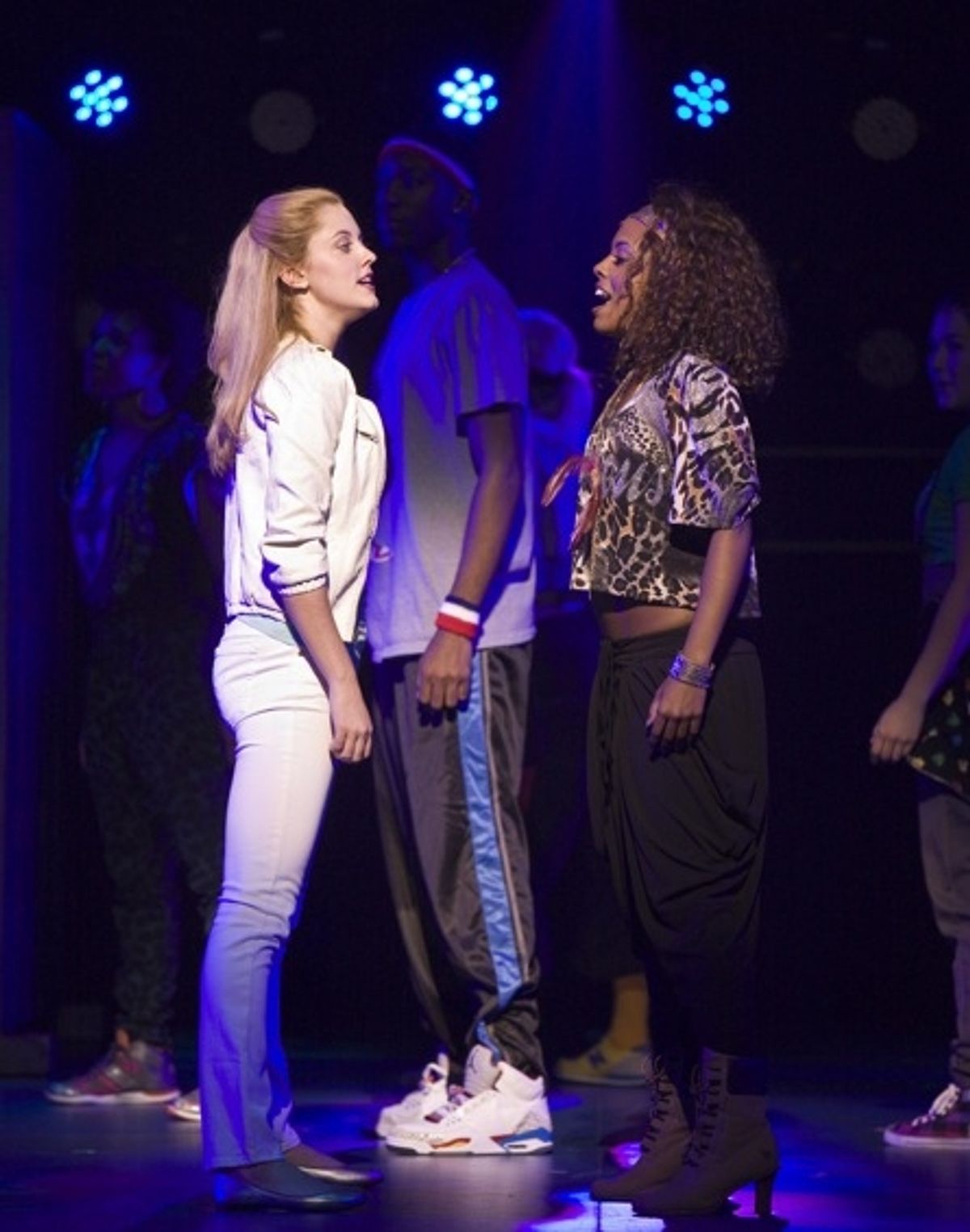 Taylor Louderman and Adrienne Warren at 