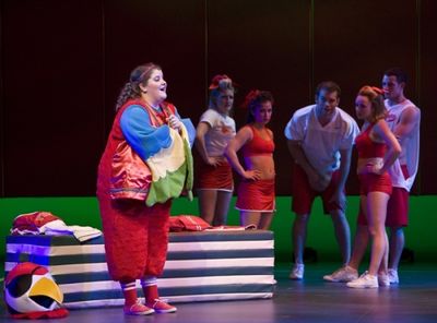 Ryann Redmond and the cast of BRING IT ON Photo