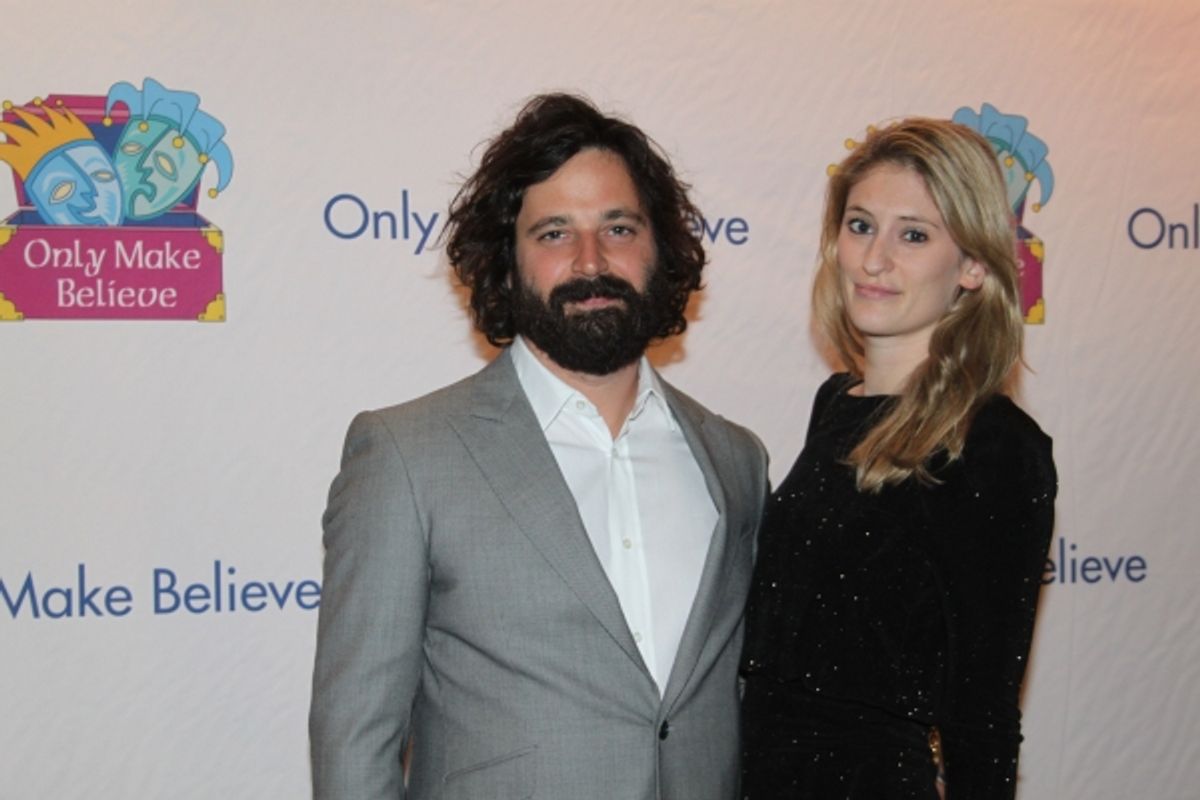 Simon Hammerstein and Francesca Hammerstein at 