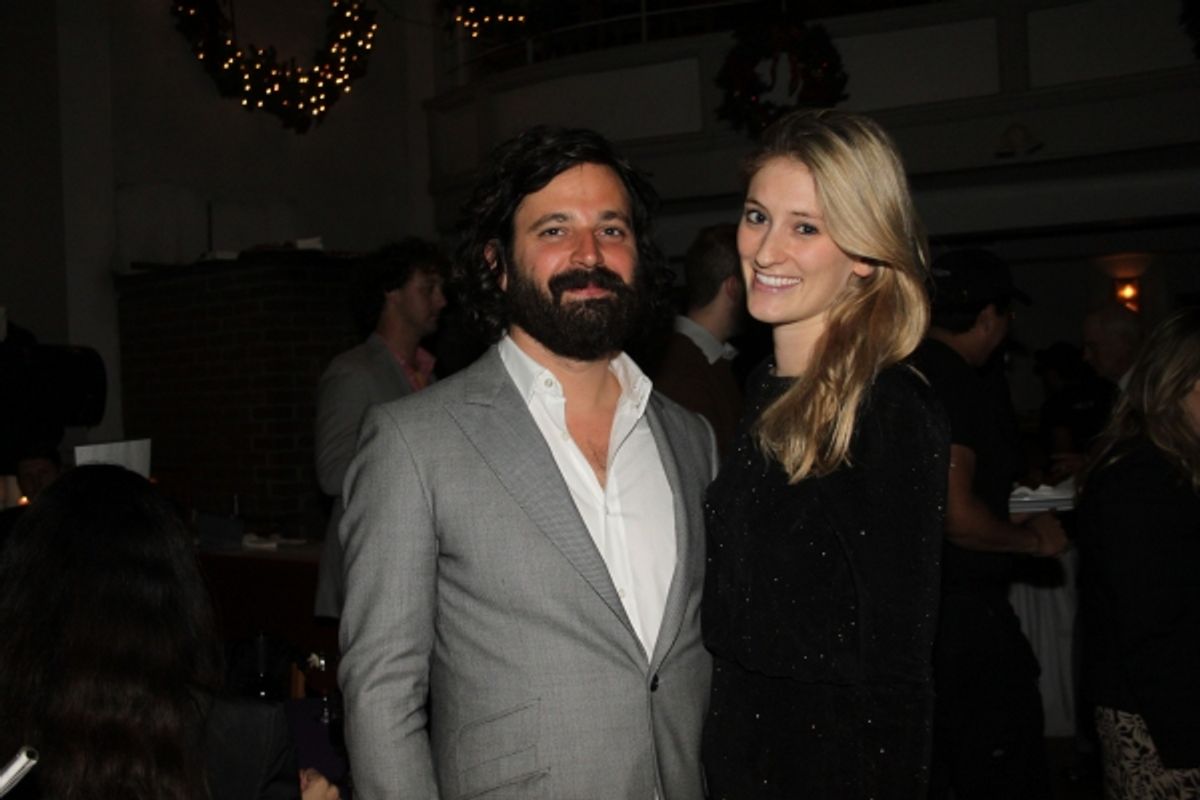 Simon Hammerstein and Francesca Hammerstein at 