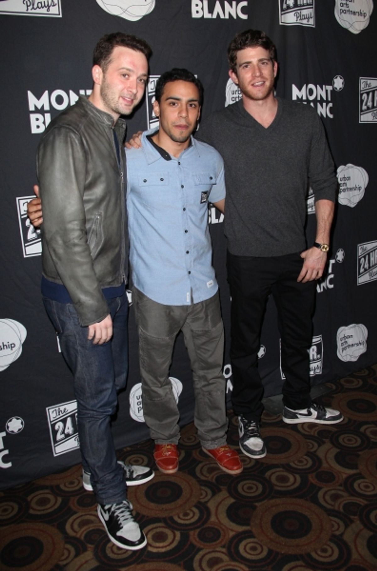 Eddie K Thomas, Victor Rasuk and Bryan Greenberg at 