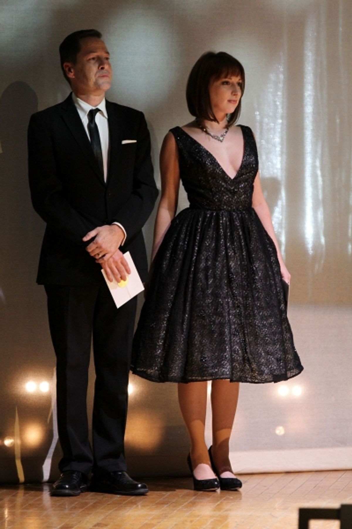 French Stewart and actress Vanessa Claire Smith at 