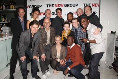 Danny Mastrogiorgio, Barrett Doss, Drew Hildebrand, Adam Trese, Playwright Thomas Bra Photo