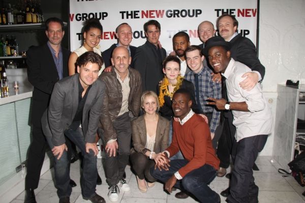 Danny Mastrogiorgio, Barrett Doss, Drew Hildebrand, Adam Trese, Playwright Thomas Bra Photo