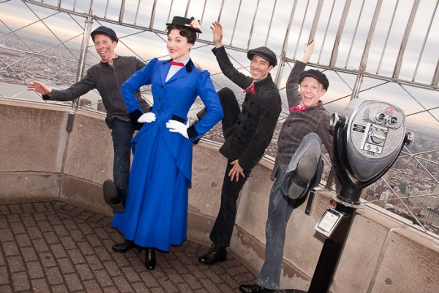 Photo Coverage: MARY POPPINS Lights the Empire State Building in Honor of 5th Broadway Anniversary  Image