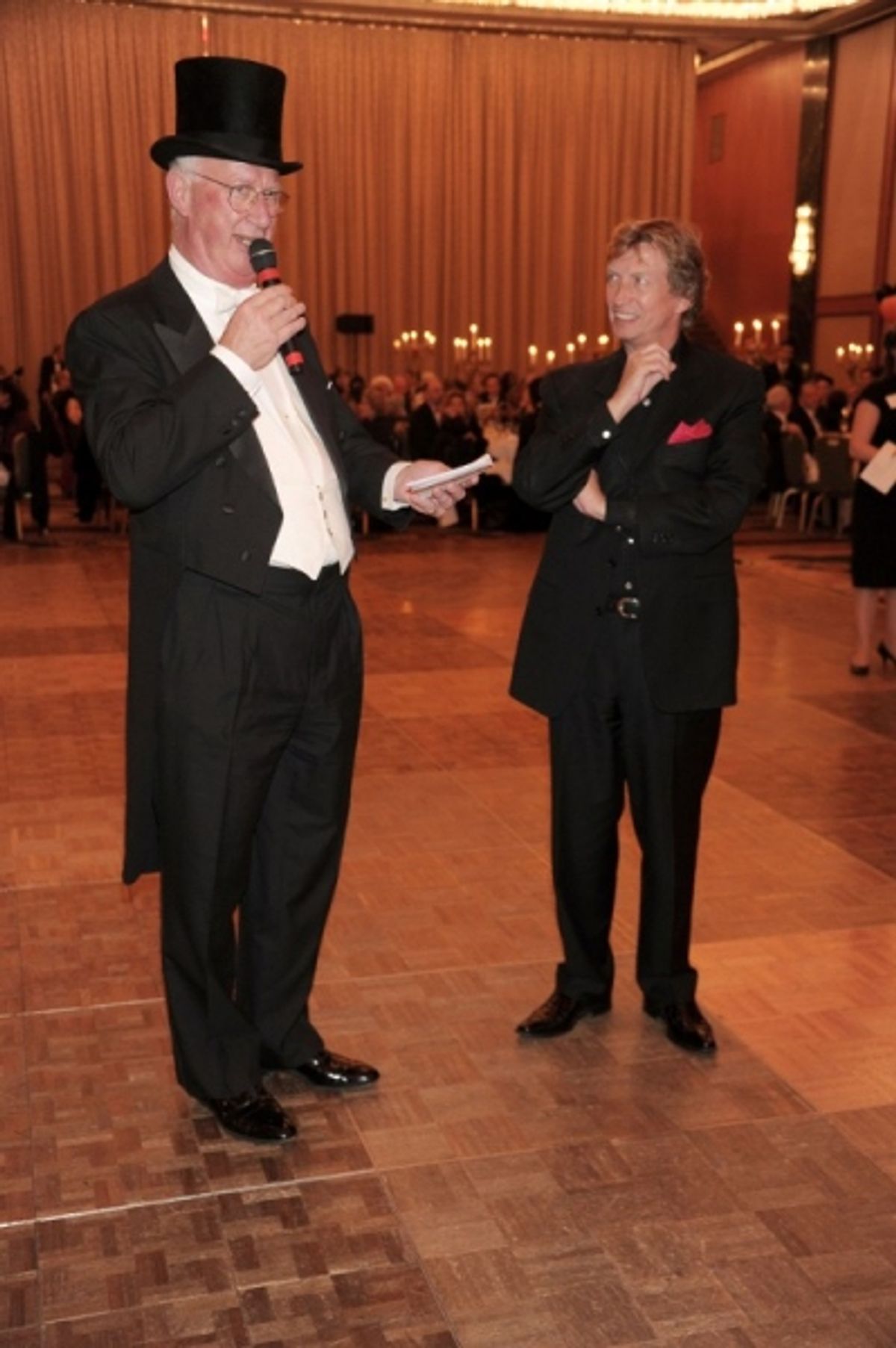 Hugh Hidesley, Nigel Lythgoe at 