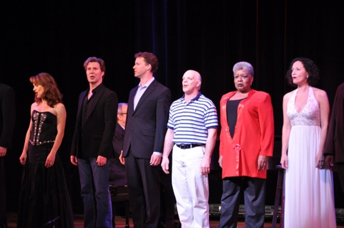 Sarah Uriarte Berry, Ron Bohmer, Kevin Earley, Eddie Korbich, Terri White and Barbara Walsh at 