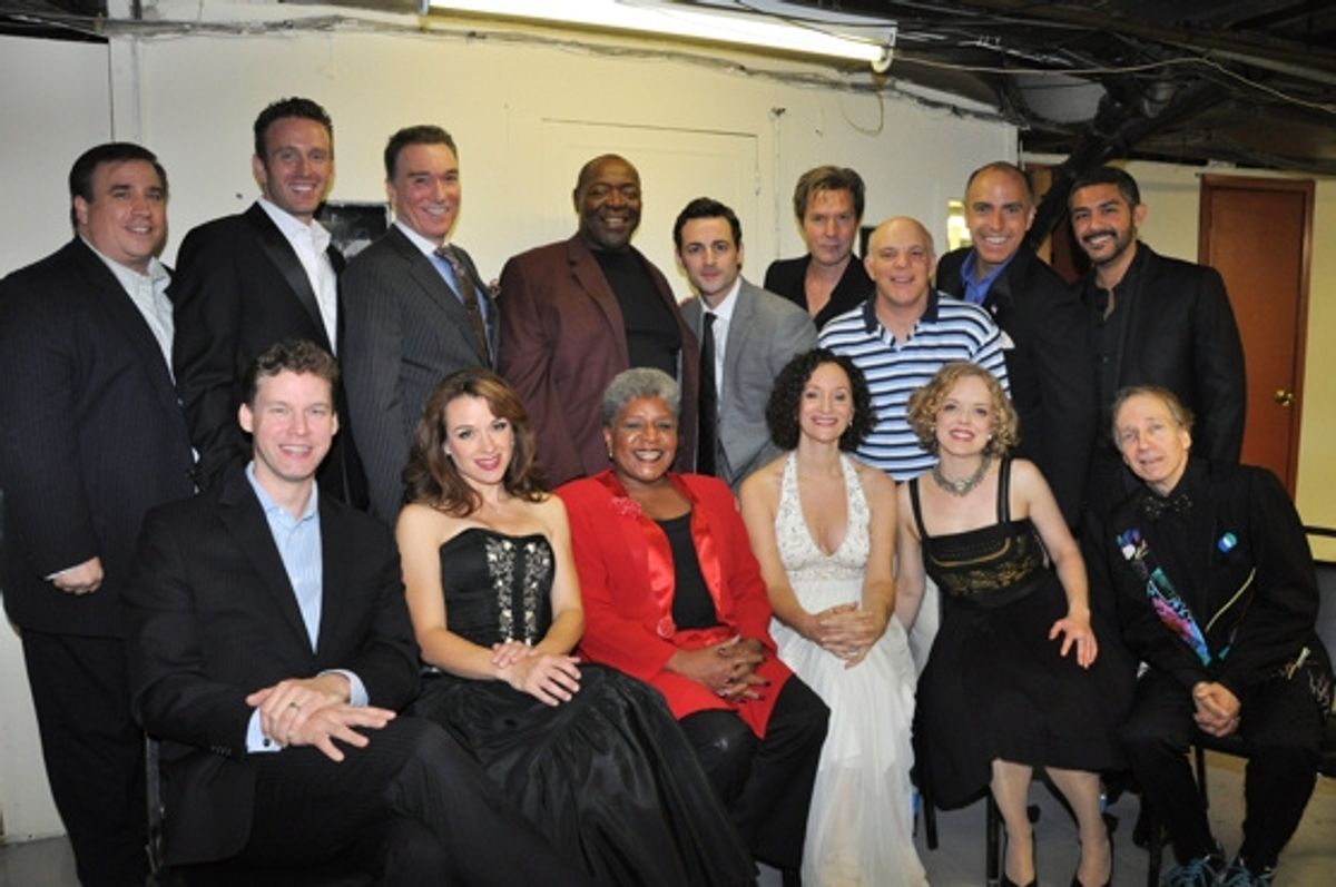 Bill Daugherty, Ben Davis, Patrick Page, Chuck Cooper, Max Von Essen, Ron Bohmer, Eddie Korbich, William Michals, Jesus Garcia, Kevin Earley, Sarah Uriarte Berry, Terri White, Barbara Walsh, Nancy Anderson and Scott Siegel at 