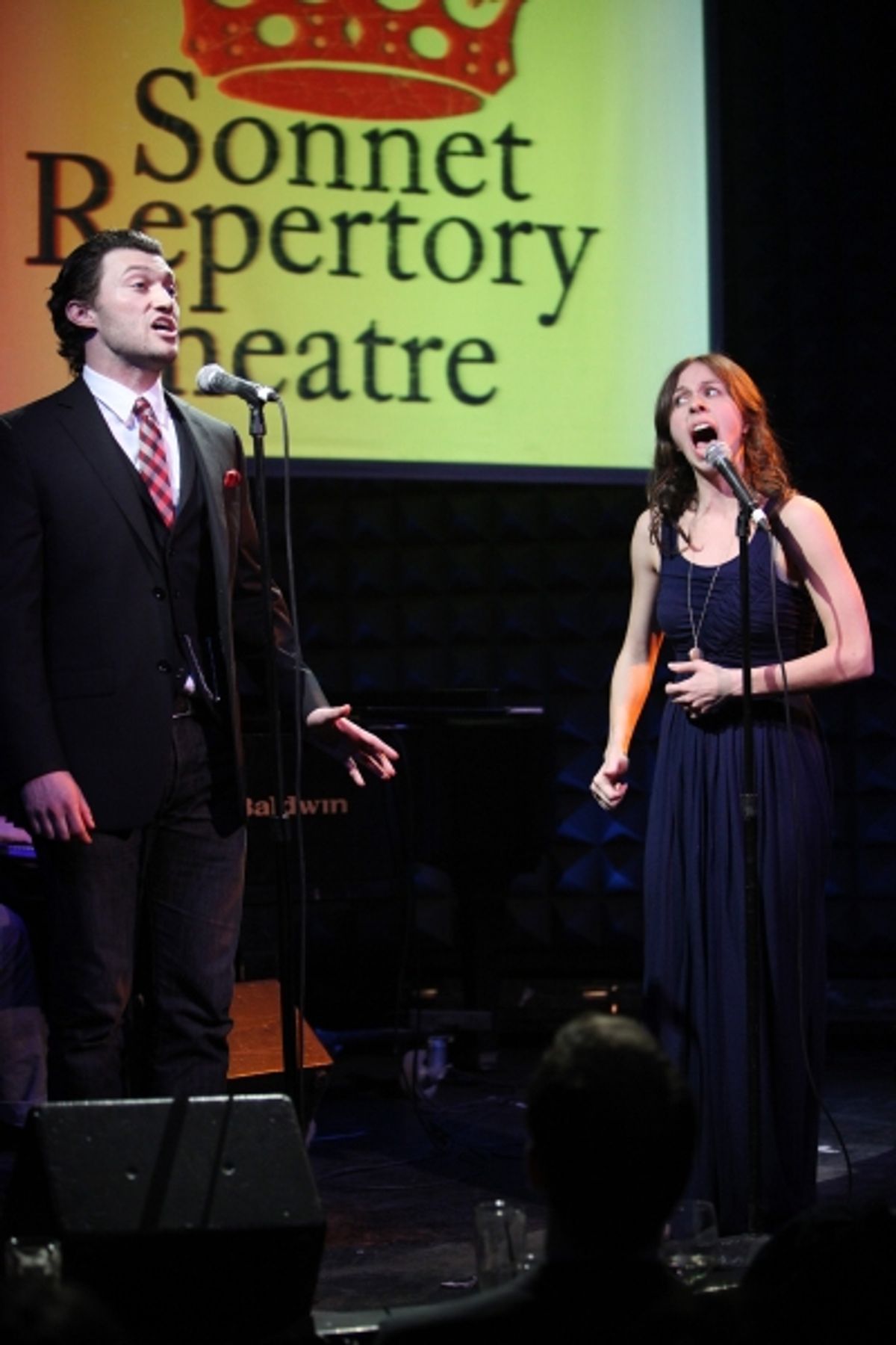 Bryce Pinkham & Emily Young  at 