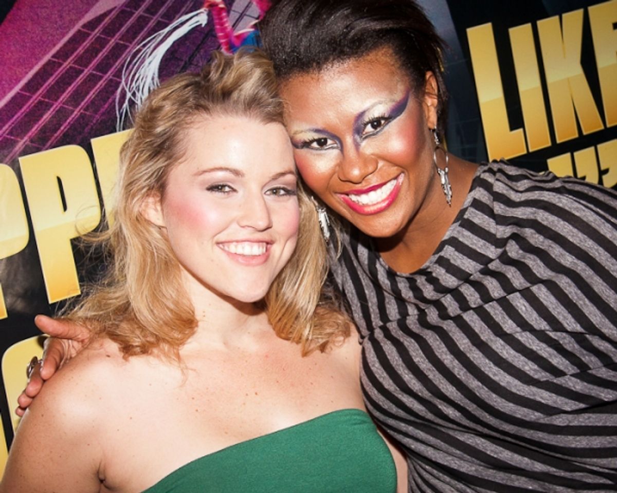 Rebecca Faulkenberry and Christina Sajous at 