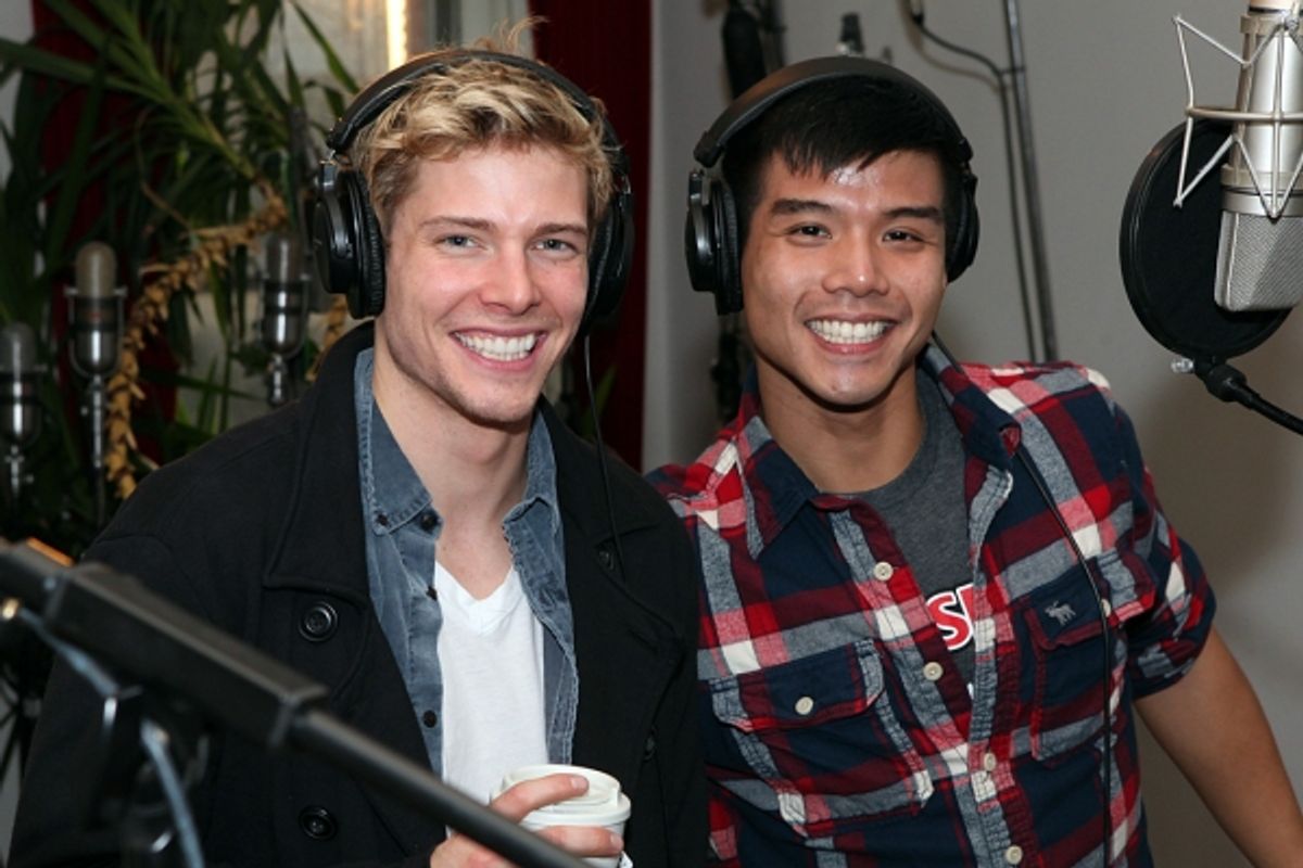 Hunter Parrish, Telly Leung at 