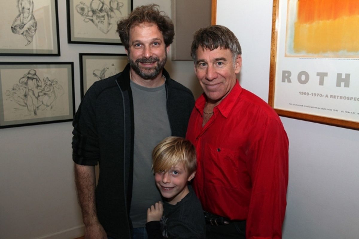  Kurt Deutsch and son Eli w/ Stephen Schwartz at 