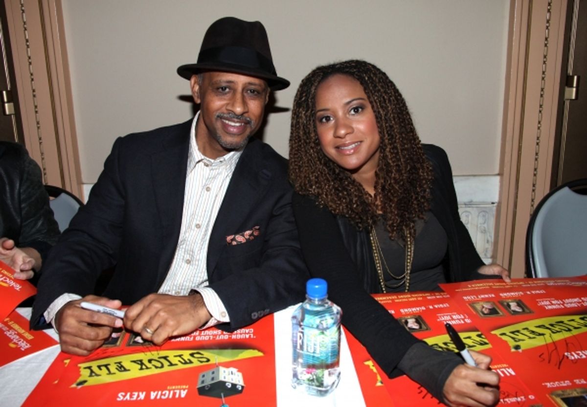 Ruben Santiago & Tracie Thoms at 