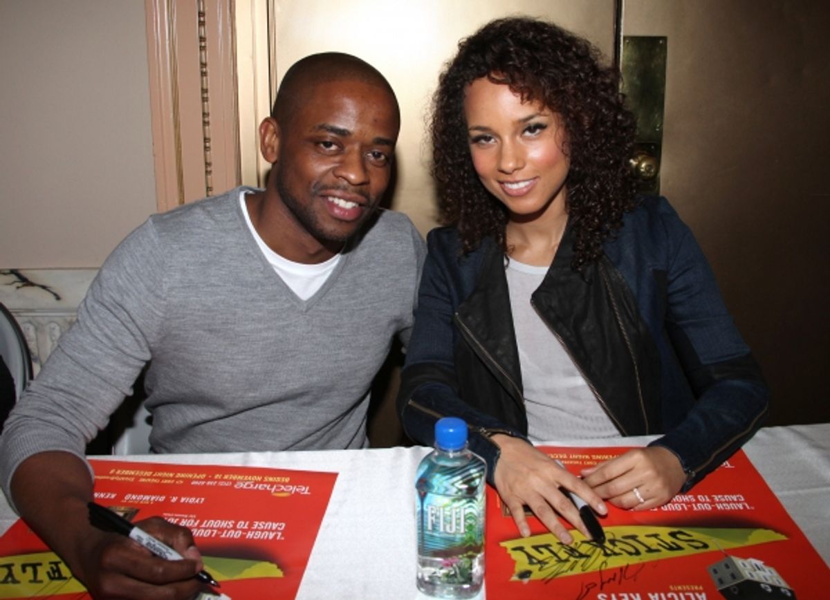 Dule Hill & Alicia Keys at 