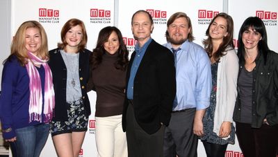 Playwright Molly Smith Metzler, Colby Minifie, Rosie Perez, David Hyde Pierce, Michae Photo