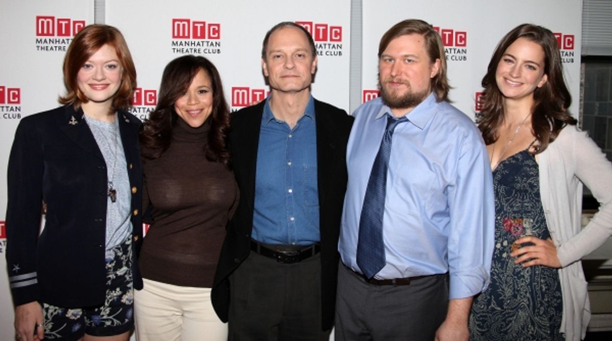 Colby Minifie, Rosie Perez, David Hyde Pierce, Michael Chernus & Jessica Digiovanni  at 