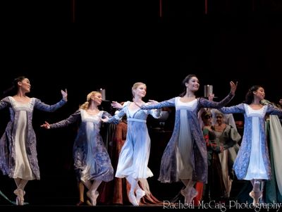 Elena Lobsanova with Artists of the Ballet Photo