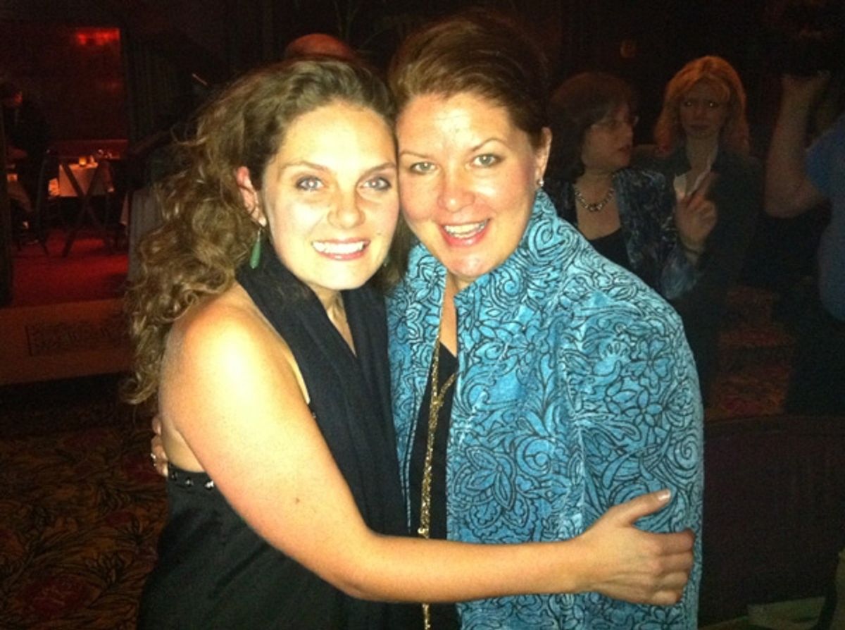 Danielle Grabianowski and Klea Blackhurst at 