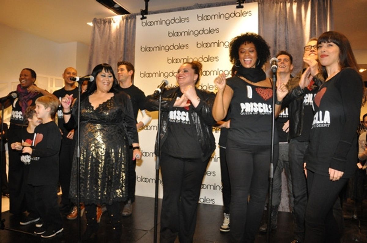 Martha Wash and the cast of Priscilla Queen of the Desert at 