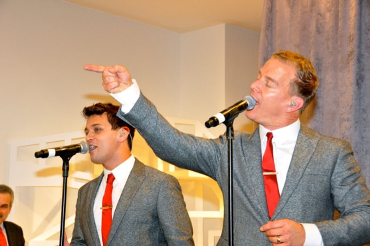 Michael Longoria and Christian Hoff at 