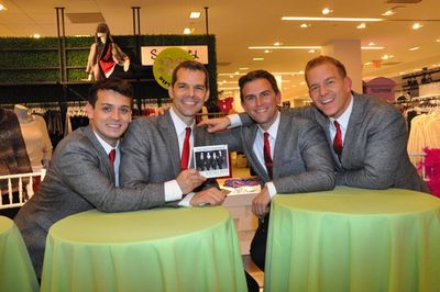 Michael Longoria, J. Robert Spencer, Daniel Reichard and Christian Hoff Photo