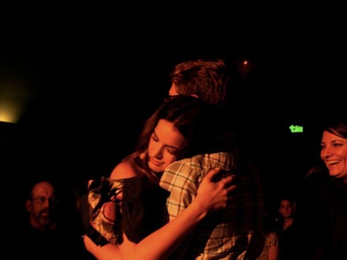 Jackie Seiden and audience  at 