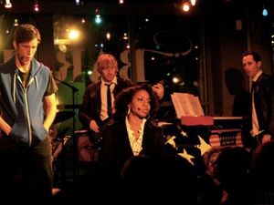 Anderson Davis, Jonny Morrow, Danielle Truitt and Christopher Lloyd Bratten. @ BroadwayWorld Anderson Davis, Jonny Morrow, Danielle Truitt and Christopher Lloyd Bratten. Photo