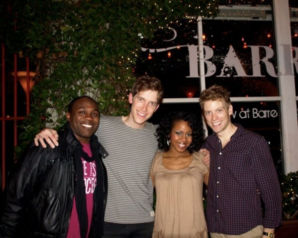  Rogelio Douglas Jr., Anderson Davis, Danielle Truitt and Barrett Foa at 