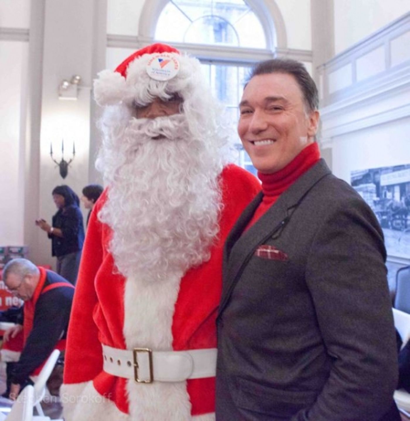 Photo Flash: Patrick Page Visits Sidewalk Santa School  Image