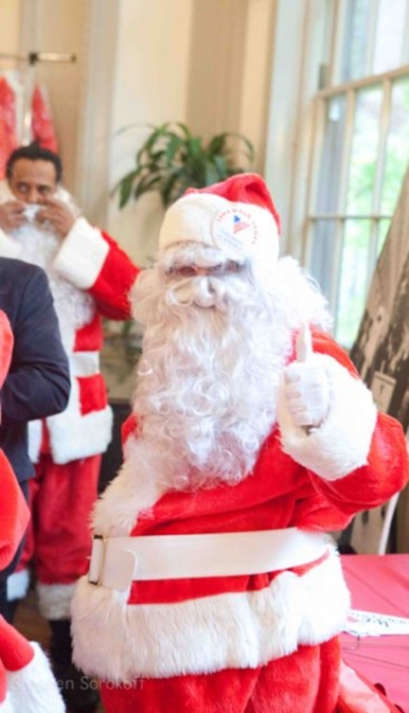 Photo Flash: Patrick Page Visits Sidewalk Santa School  Image