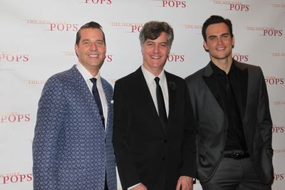 Steven Reineke, David Carbonara and Cheyenne Jackson
 Photo